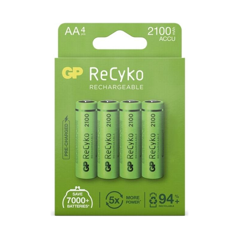 GP Batterier ReCyko Genopladelige AA